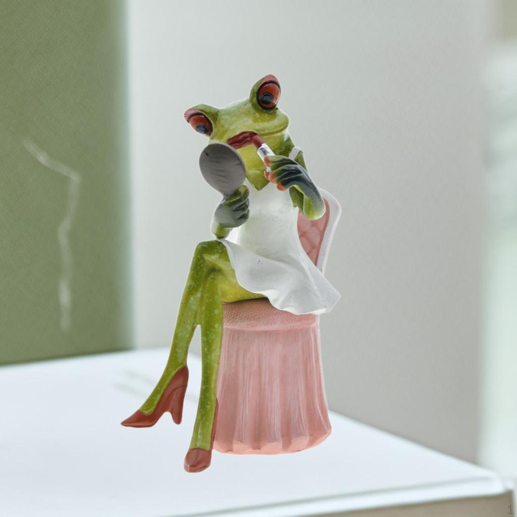 Фигурка лягушки для украшения сада, центральный элемент, произведение искусства, пруд и забор
