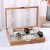 Watch Box for Men, 12 Slot Watch Display Case Mens Watch Box Organizer, Wood Watch Cases for Men Watch Storage, Watch Organizer
