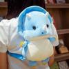 Updated Trendy Creative 3D Dinosaur Backpack Adorable Animal Cartoon Plush Backpack Dinosaurs Carryall for Children Kids Boy Gifts