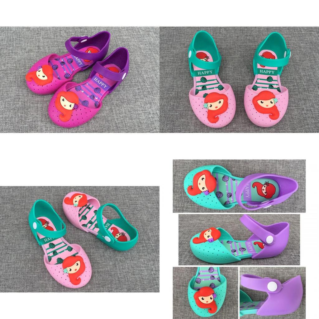 Новые Мини Мелисса Русалка Желейные Туфли Сандалии для Девочек Малышей Принцессы в Американском Размере 813