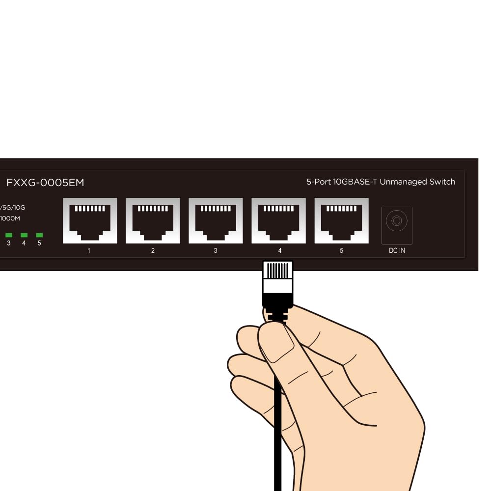 Planex Unmanaged Switch 5-Port 10GBASE-T FXXG-0005EM