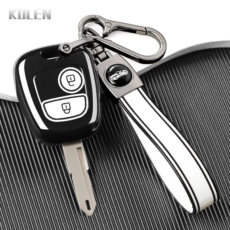 Новый ТПУ чехол-брелок для ключа автомобиля Для Peugeot 107 206 207 307 Для Citroen C1 C2 C3 C4 Toyota Aygo Защищенный брелок Аксессуары