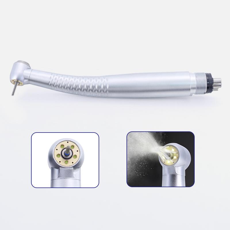 Dental 5 LED High Speed Handpiece Dentist Tips rotation Push Button Ceramic Bearing Rotor Dentistry Teaching Model Equipment