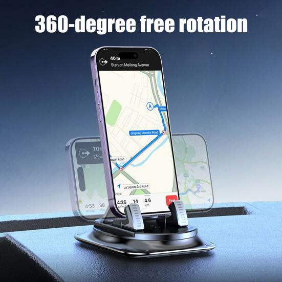 Yousheng Автомобильный держатель для телефона на приборную панель Вращение на 360 градусов Нескользящий Универсальный Автомобильный держатель для мобильного телефона на присоске Аксессуары для автомобиля