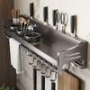 No-Drill 316 Stainless Steel Kitchen Wall Organizer