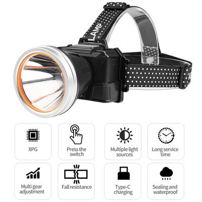 3 режима супер яркий светодиодный налобный фонарь для рыбалки портативный фонарик ZOOM сенсор перезаряжаемый открытый водонепроницаемый кемпинг охота