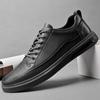 Популярные кожаные кроссовки Мужская весенняя повседневная спортивная обувь