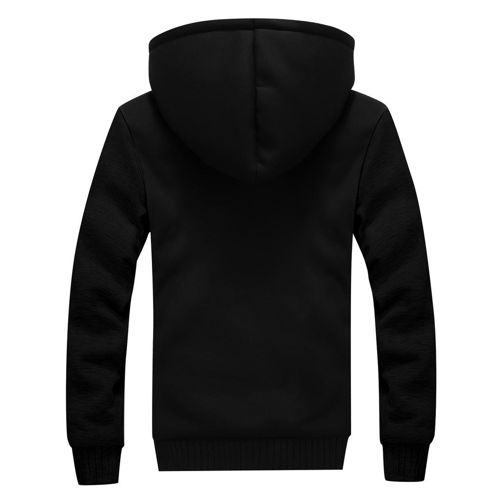 Модная мужская осенне-зимняя теплая повседневная куртка на молнии с длинным рукавом, пальто, топ