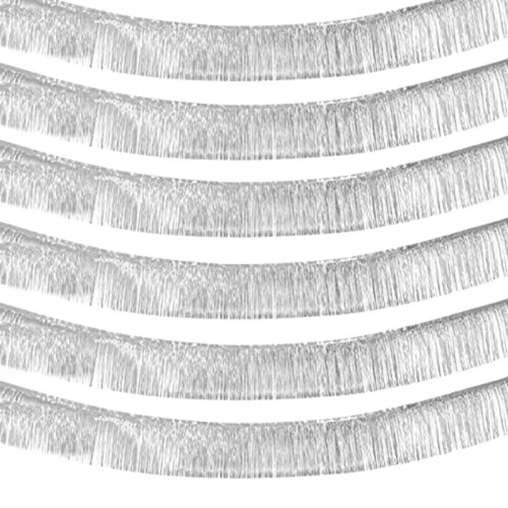 Shiny Metallic Foil Fringe Garland Foil Fringe Curtain Banner Party Backdrop Curtain