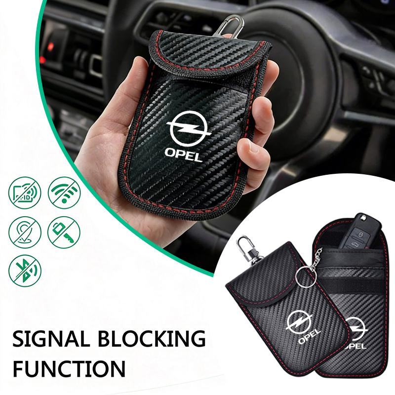 Чехол для автомобильного ключа Сумка-блокиратор сигнала Карман с RFID-защитой Для Opel Astra G H J K F Corsa D Zafira B Insignia Mokka Regal Аксессуары