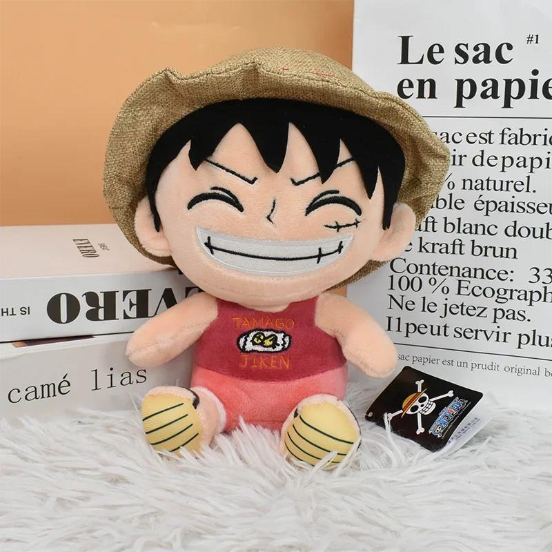 One Piece Original Plush Toy Luffy Chopper Ace Roronoa Zoro Cartoon Anime Cute 8 Inch Stuffed Doll for Kids Xmas Gifts 20CM