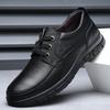 Men's Shoes Non-slip, Waterproof and Oil-proof Kitchen Chef Shoes Work Wear-resistant Casual Leather Shoes Men's Spring and Autumn Work Shoes
