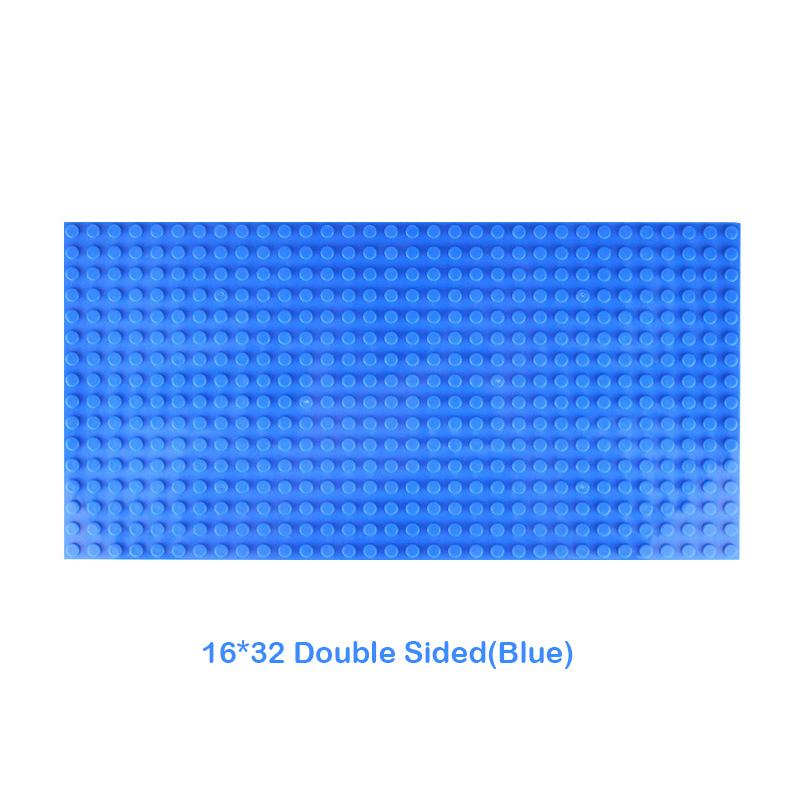 32x32 Dots Double Sided Baseplate for Building Brick 16x16 City Classic Block Plates DIY Plastic Small Block Assembly Part Toy