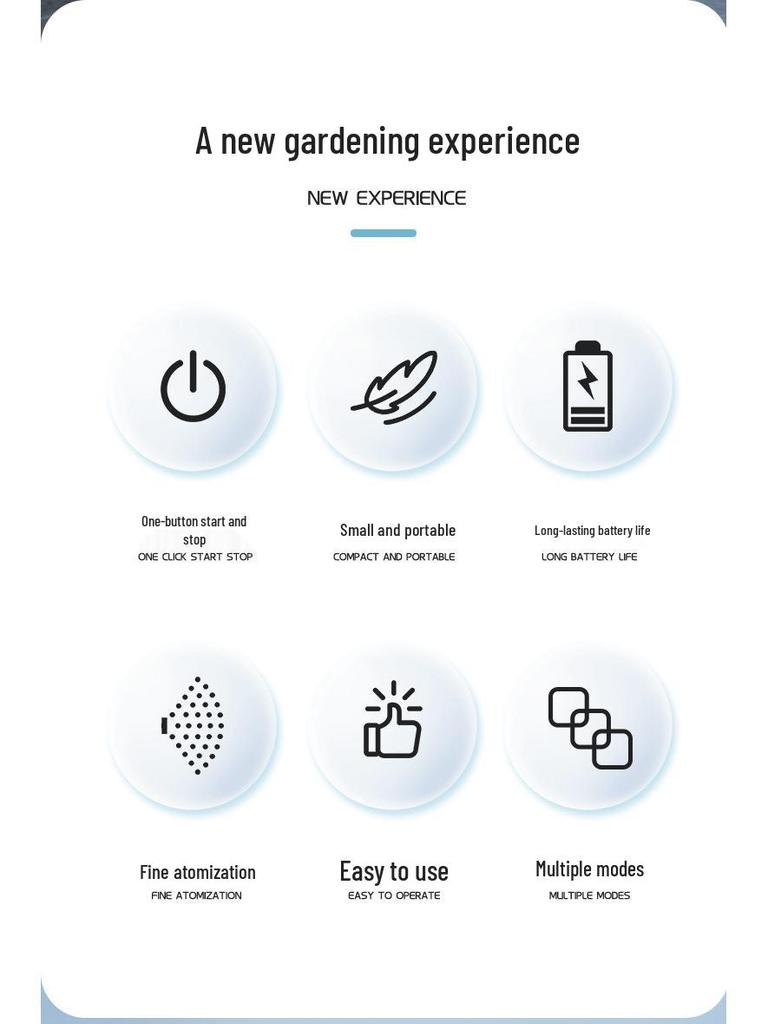 Rechargeable Handheld Electric Sprayer for Gardening and Pesticide Application