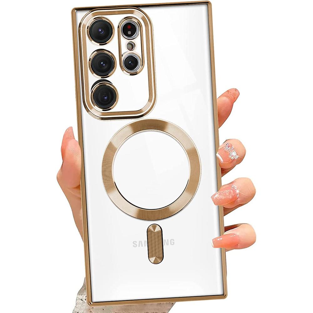 Samsung Galaxy S22 Ultra Case, Electro MagSafe, Gold