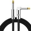6.35mm Guitar Cable with S-L Plug, Bass Shield, Heavy-Duty Nylon, Break-Resistant, Audio Cable for Instruments, Microphones, Guitars, Basses,