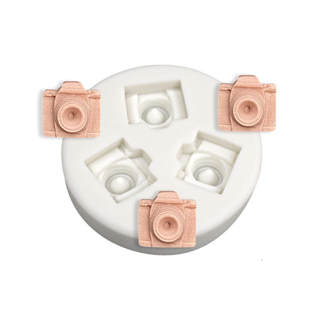 Мини-камера в форме помадки, шоколадная форма, торт-топпер, инструменты для выпечки, мыло ручной работы, силиконовая форма для украшений, легко моется