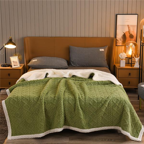 Новое бархатное осенне-зимнее теплое спальное одеяло, мягкие удобные фланелевые флисовые одеяла для кровати, уютное пушистое теплое одеяло