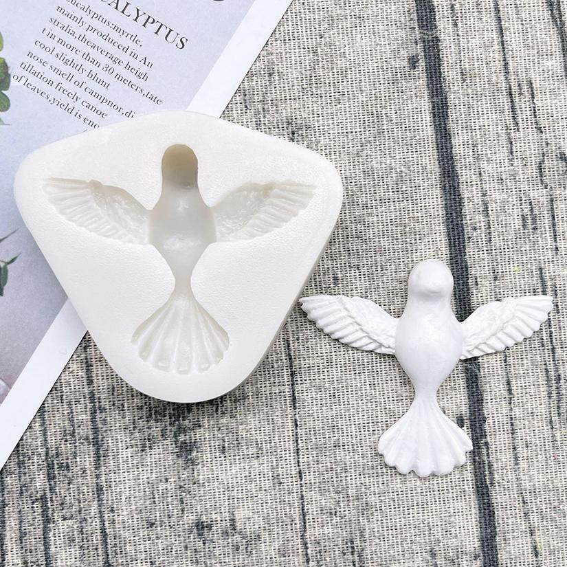 Dove Silicone Sugarcraft Mold Resin Tools Cupcake Baking Mould Fondant Cake Decorating Tools