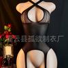 Europe and the United States hot-selling sexy lingerie hollow temptation suspenders women's passion tights explosion