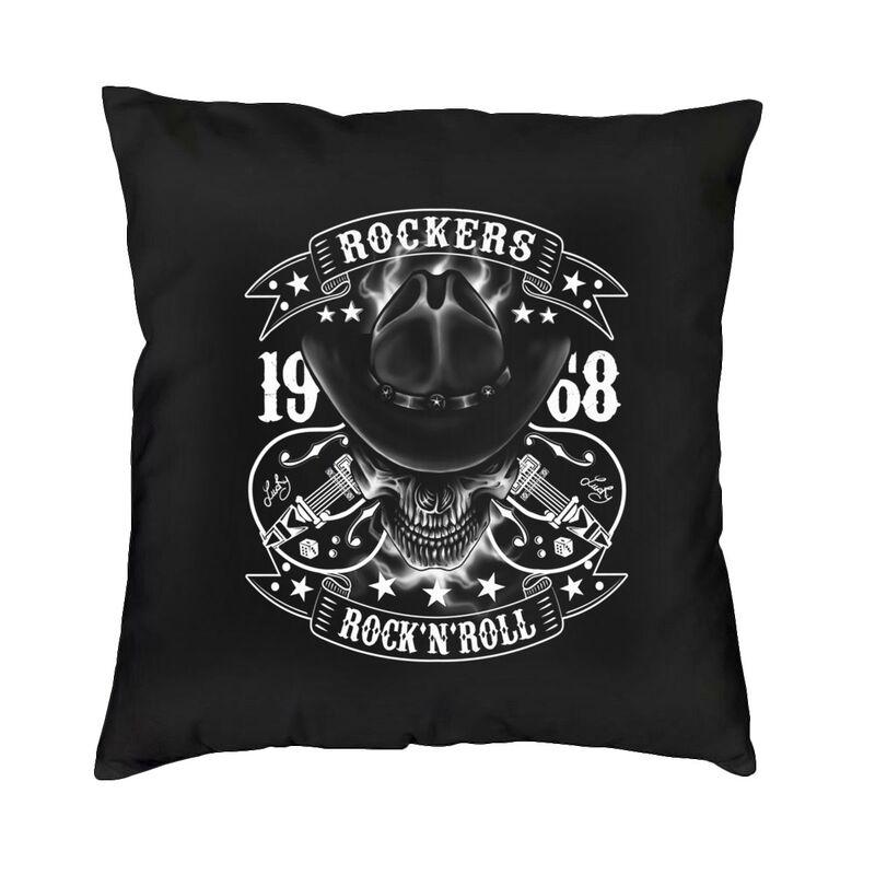 Day Of The Dead Sugar Skull Square Pillowcover Decoration Cushion Cover Throw Pillow for Sofa Doublesided Printing