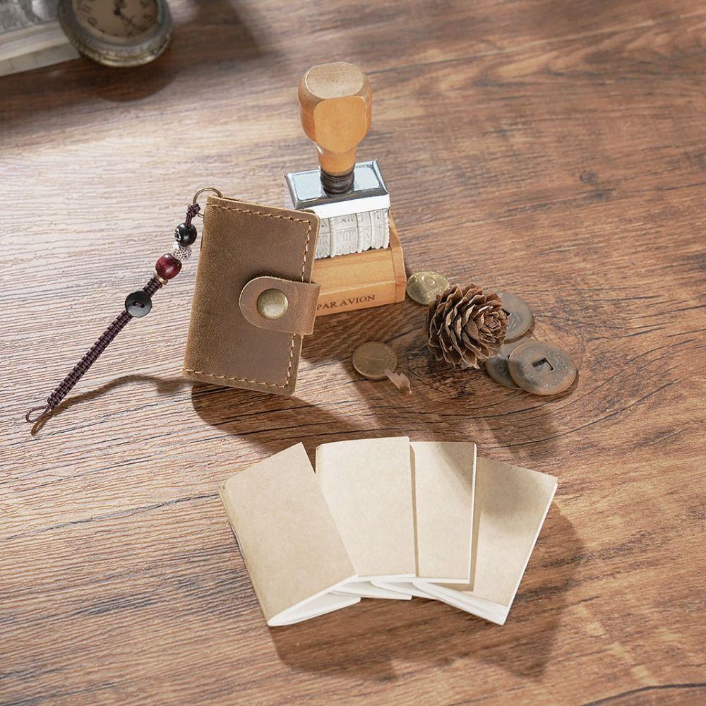 Декоративный крошечный кожаный блокнот ретро дорожный блокнот планировщик милый мини карманный блокнот свадьба