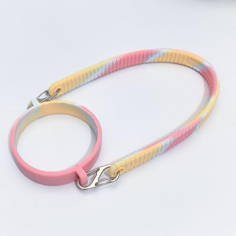 1Pcs Soft Durable Silicone Water Bottle Handle Water Bottle Sling Carrier Holder Strap For Most 8-40Oz Bottles Cup Accessories