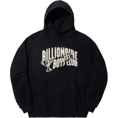 Li Ning X Billionaire Boys Club Коллаборация Серия Скейтбордов Удобная Толстовка с Принтом Букв Универсальная Мужские толстовки Черный AWDUG99-4