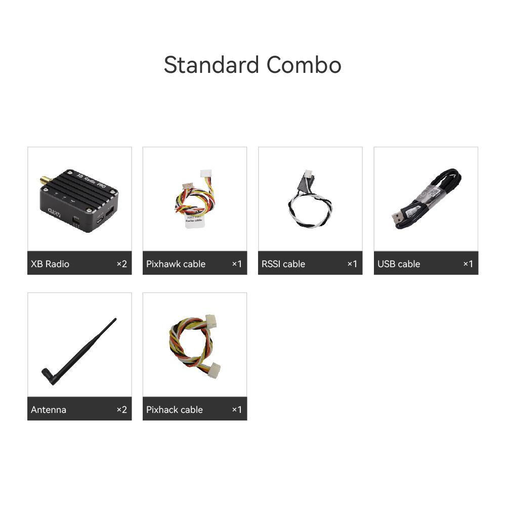 CUAV XB Radio Pro Long Range Radio Telemetry Drone Data Transfer Link Data Transmission Equipment for Pixhawk
