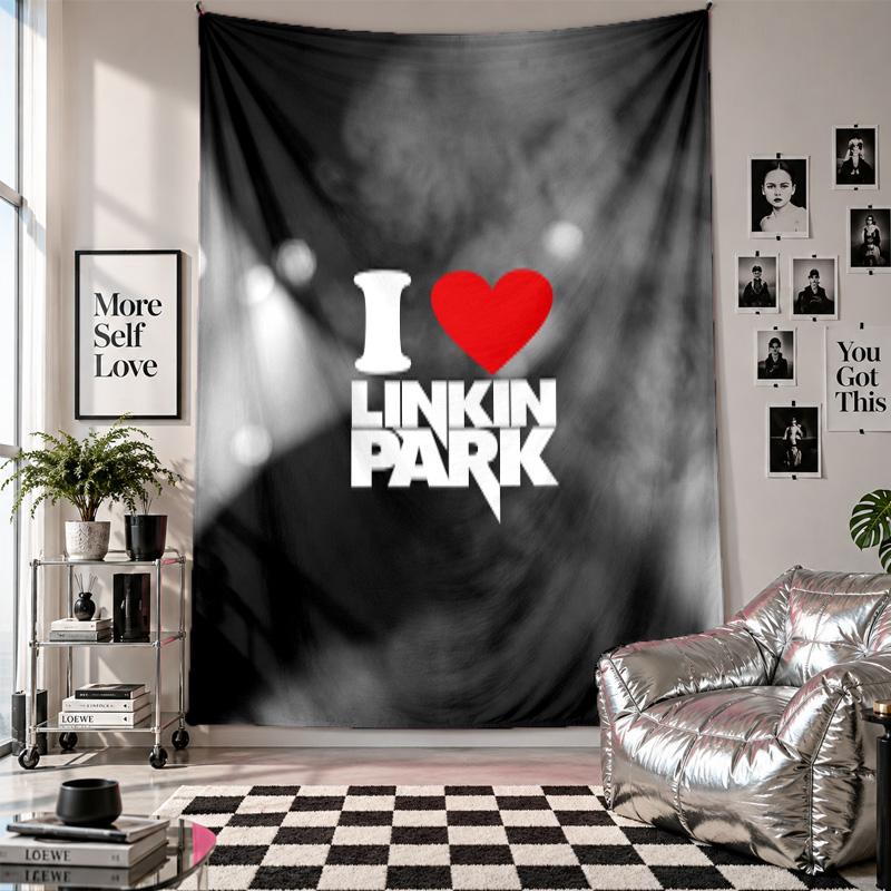 Linkin Park Wall Tapestry Home Decor Wall Hanging Cloth for Bedroom Living Room Background