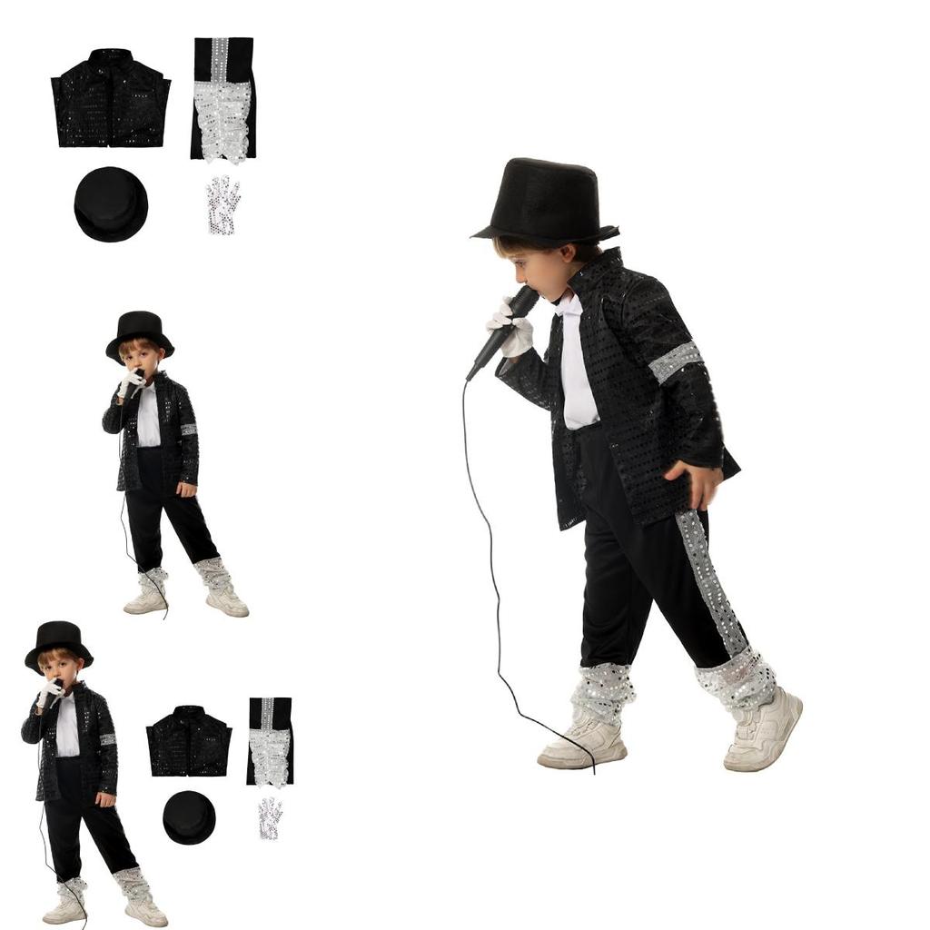 Mj Kids Dance Costume With Print For Stage Performance Made Of Soft Polyester Fabric