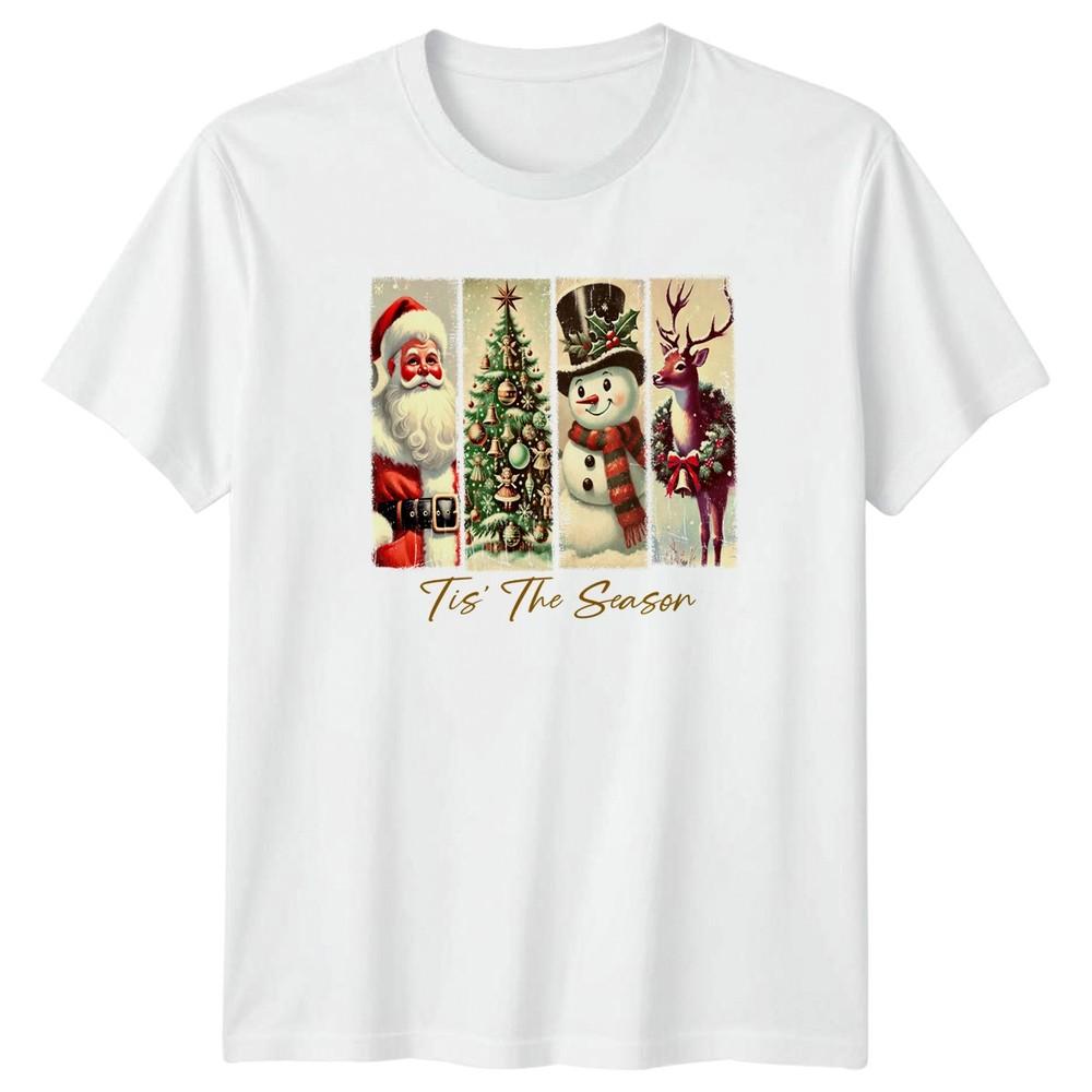 Tis The Season Christmas Holiday Santa SnowUnisex Reindeer Tree Unisexs Unisexs Unisex