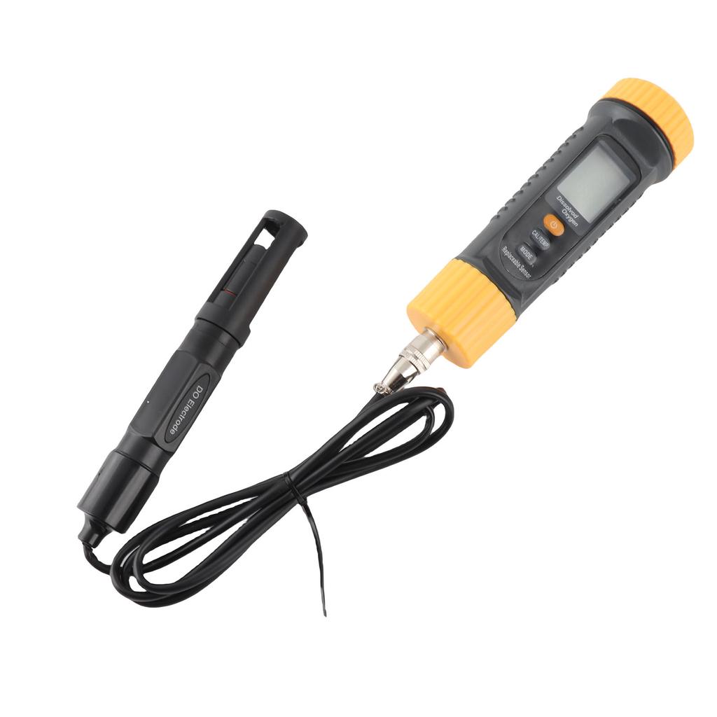 Digital Dissolved Oxygen Meter 2 Modes Backlit LCD Display Portable DO Tester Dissolved Oxygen Test Kit for Pond Fish