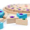 Wooden Mandala Diamond Building Blocks Creative Building Color Cognition Kids Early Learning Educational Toys