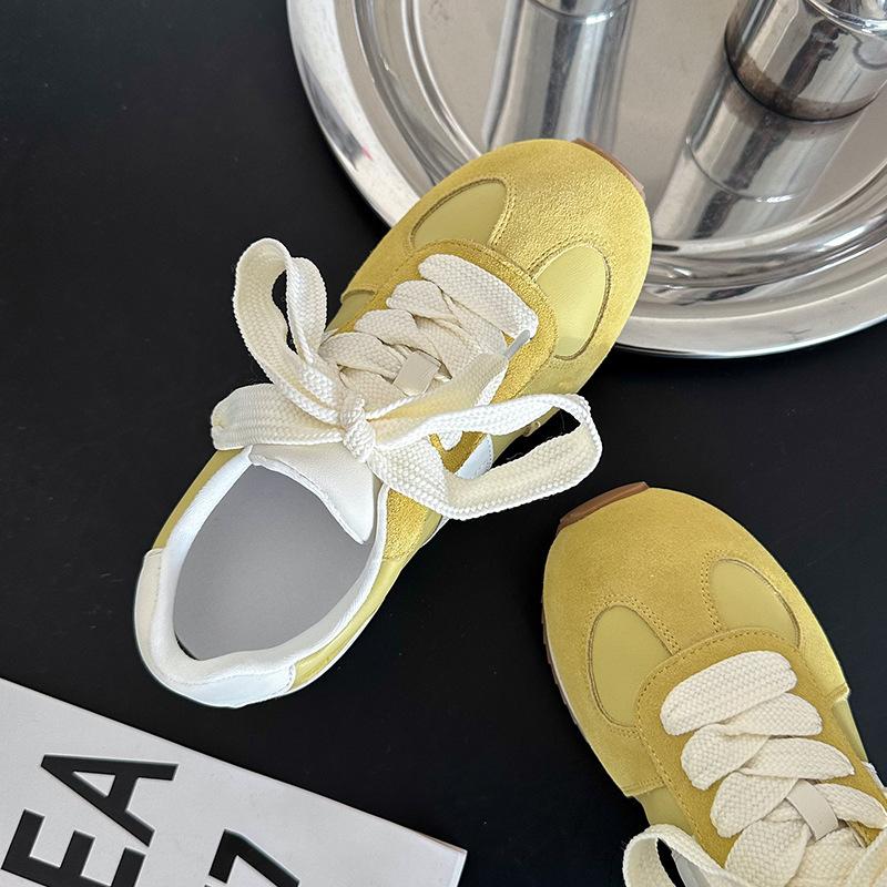 Модные универсальные студенческие классические туфли на платформе для увеличения роста для женщин 2025 года, новые весенние и осенние легкие повседневные кроссовки