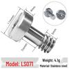 Stainless Steel 1/4 DSLR Camera Tripod Quick Release Plate Screw