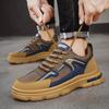 Мужская обувь тренд осень толстая подошва износостойкая инструментальная повседневная обувь ретро спортивная обувь для улицы с низким верхом нескользящая работа на работу
