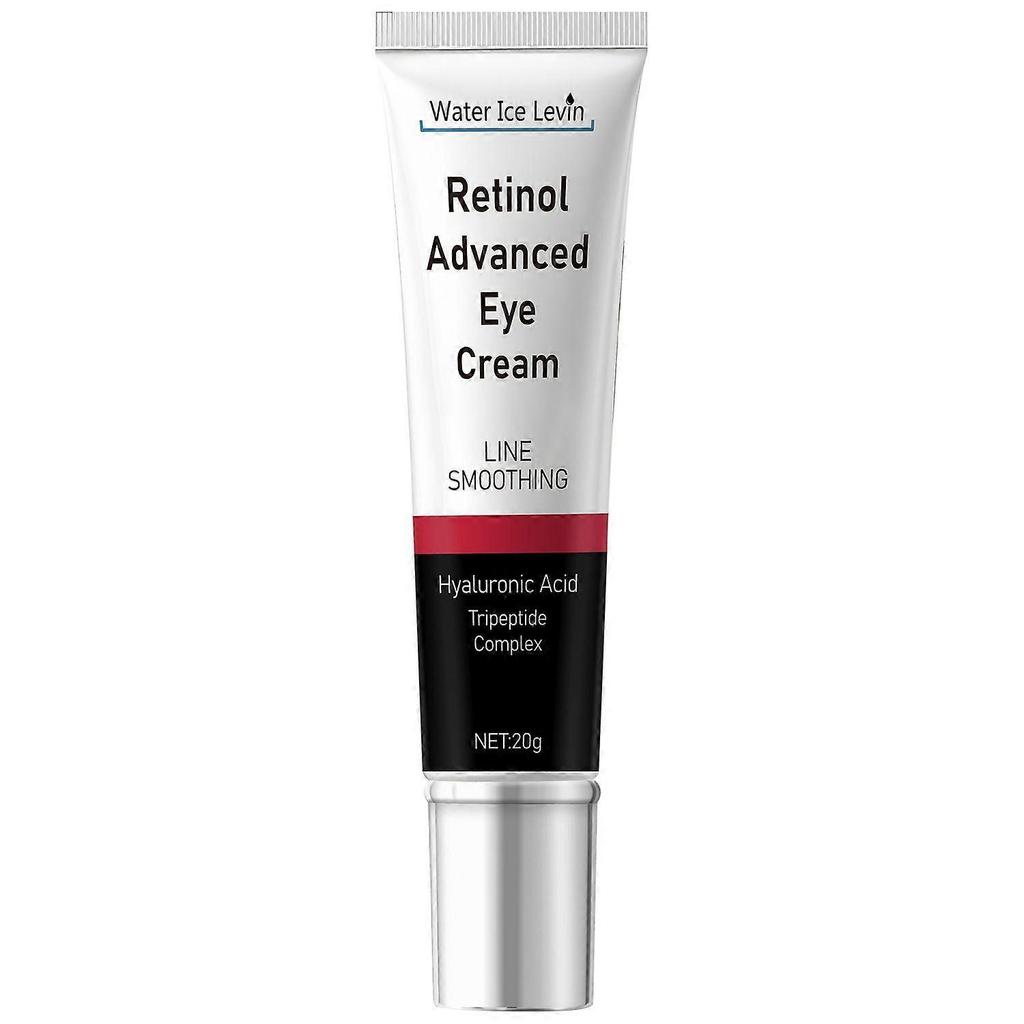 Retinol Eye Cream Anti Aging, Firming Under Eye Cream for Puffiness and Bags Under Eyes for Wrinkles and Dark Circles with Hyaluronic Acid and Tripept
