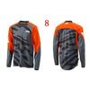 Quick-Dry Long Sleeve Cycling Jersey Men Women Breathable Sports Top