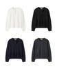BRENSON Soft Washable Crop Henley Neck Knit ( 4 Colors )
