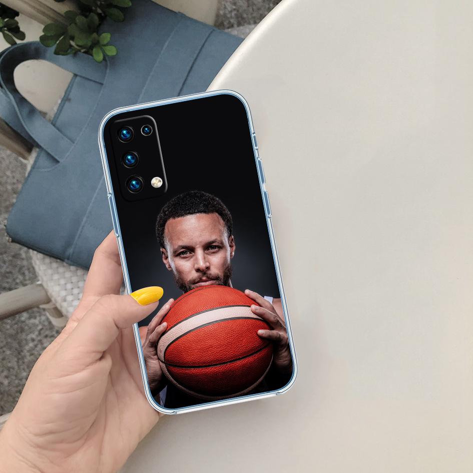 C-Curry Basketball Star Transparent Phone Case for Motorola Moto G7 G8 G9 G84 G85 G73 G24 G15 Z2 Play Power Plus