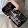Чехол для телефона C-Cyber Sigil для Samsung S26 S25 S24 FE S23 S22 S21 Plus S20 Ultra Note20Ultra Черная стеклянная крышка