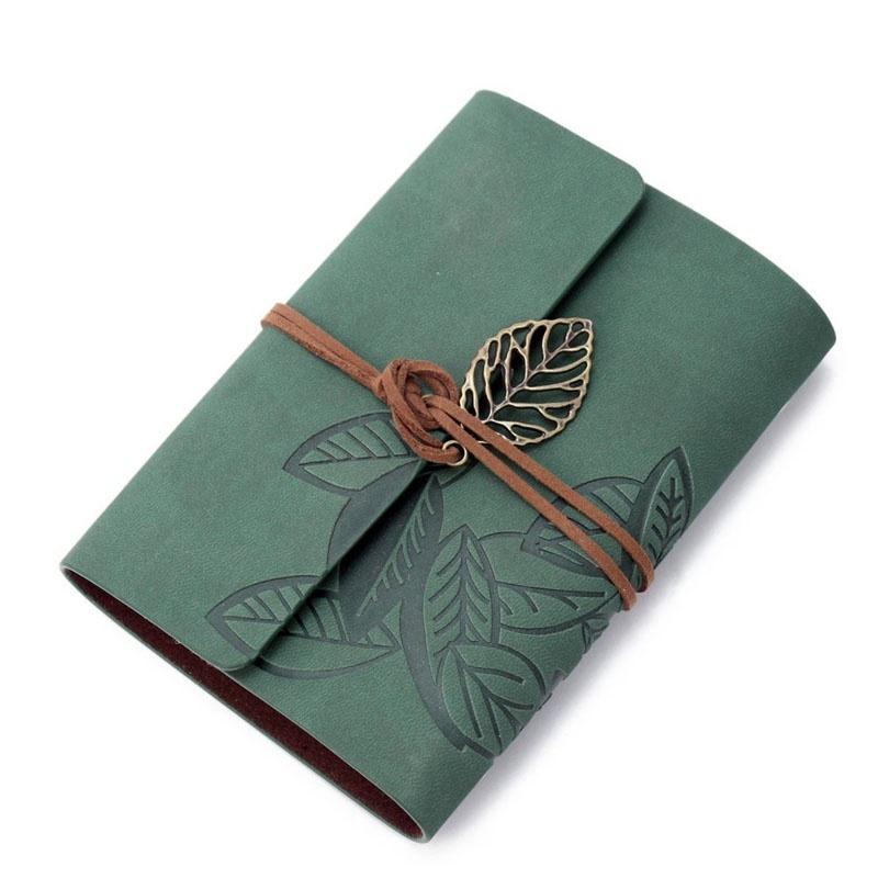 Retro Personality Leather Notebooks Journal Notepads Ring Binder Diary Notebook