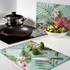 Decorative Tempered Glass Cutting Boards Hawaiian Flowers 2x40x52 cm