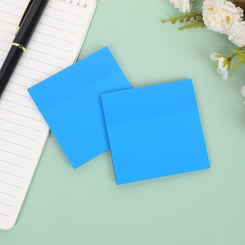 50 Sheets Creative Transparent PET Memo Pad Posted It Sticky Notes Planner Sticker Notepad School Supplies Students Stationery