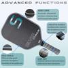 Titanium Wire Textured Matte Pickleball Paddle With High Power Superior Grip Indoor Outdoor Play