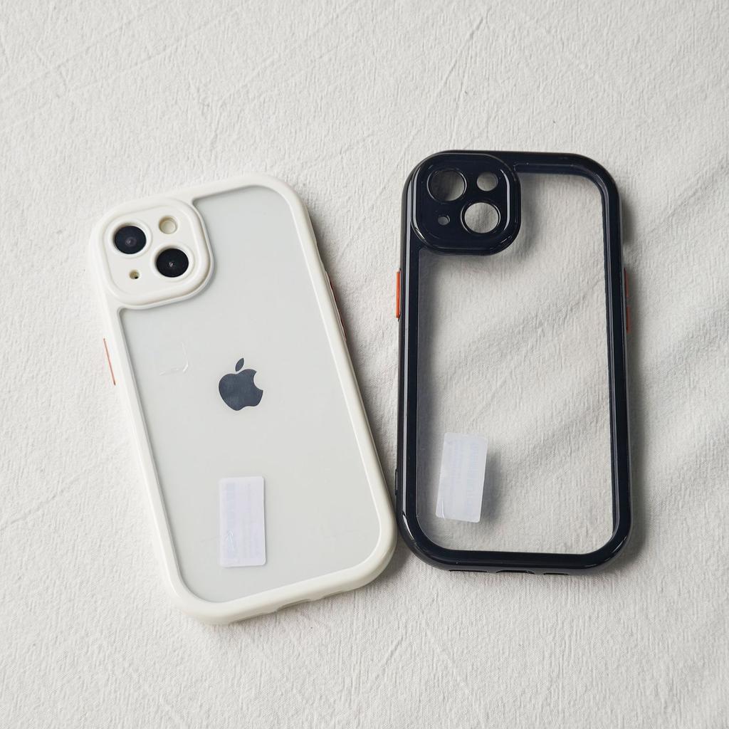 Кремовый чехол для мобильного телефона Apple 16Pro, прозрачный чехол для мобильного телефона iPhone15Promax, полностью закрывающий чехол.