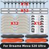 Совместимо для Dreame Mova S20 Ultra / RLM71CE Запасные части Основная боковая щетка Hepa-фильтр Салфетка для мытья пола Мешок для пыли Аксессуары Расходные материалы