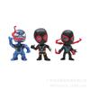 Spider-man Venom Deadpool Action Figure Toy Model Doll Machine Twist Egg Collectible Decoration 10cm Plastic Material