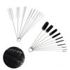 10Pcs/Set Cleaning Brush Bottle Tube Nozzle Brushes Cleaning For Fireplace Pipe Clean Kitchen Coffee Machine Cleaning Brush